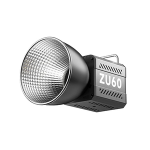 Lampe <span class=keywords><strong>vidéo</strong></span> LED rechargeable 60W avec couvercle réflecteur, <span class=keywords><strong>flash</strong></span> stroboscopique portable 2700k-7500k, éclairage photographique COB pour appareil photo, CRI>90 - Product Image 2