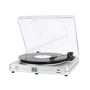 Cổ Retro gramaphone chất lượng hàng đầu muiltifuctional hiện đại LP Vinyl Máy nghe nhạc ghi DJ bàn xoay kỹ thuật loa - Product Image 4