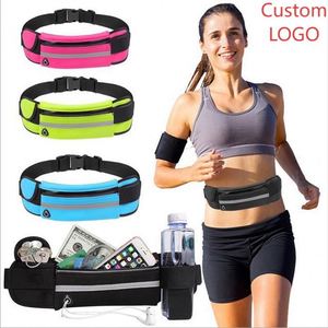 Custom Logo Running Cycling Travel <b>Elastic</b> Fanny Pack Unisex Neoprene Sport <b>Belt</b> Waist Bag - Product Image 1