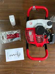 <span class=keywords><strong>Tarière</strong></span> thermique 2 temps 52 cm³ de qualité industrielle robuste pour le bricolage, machine à creuser les trous pour poteaux et la plantation d'arbres - Product Image 3