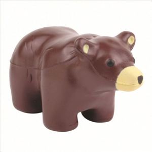 Pelota Antiestrés de Espuma de PU con Logotipo Personalizado, Forma de Animal, Oso Adorable, para Promoción - Product Image 1