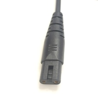 DC 5V/9V/12V 0.8-meter USB 2-core Type-C ke Kabel Daya Figure8 C7 2 Pin, Kabel Pengisian Daya PD untuk Alat Kecantikan Elektrik.