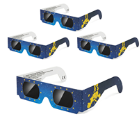 Lunettes d'éclipse solaires certifiées CE ISO