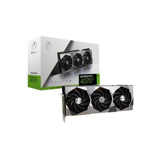 การ์ดจอเกมมิ่งสำหรับเดสก์ท็อป RTX <span class=keywords><strong>4070</strong></span> <span class=keywords><strong>Ti</strong></span> <span class=keywords><strong>Suprim</strong></span> <span class=keywords><strong>X</strong></span> 12GB GDDR6X มือสองปรับสภาพใหม่สำหรับขายส่ง รับออเดอร์จำนวนมาก - Product Image 1