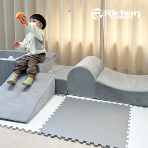 5 en 1 enfants en bas âge doux jouer diapositives jouets équipement de terrain de jeu intérieur enfants en bas âge <span class=keywords><strong>balle</strong></span> <span class=keywords><strong>piscine</strong></span> bébé canapé - Product Image 5