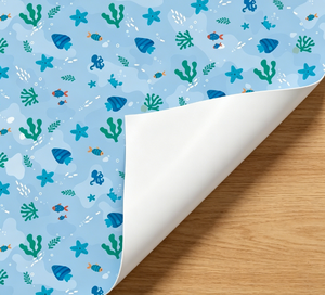 Tissu en polyester PVC imprimé algues et poissons, imperméable, résistant à la moisissure, à la déchirure et à l'usure, <span class=keywords><strong>pour</strong></span> tapis rafraîchissant, bodyboard, bouée de natation, bâche - Product Image 4