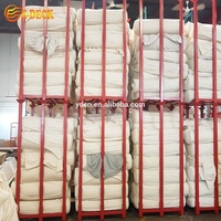 Rayonnage à palettes empilables en acier d'entrepôt avec poteaux amovibles pour le stockage de rouleaux de tissu