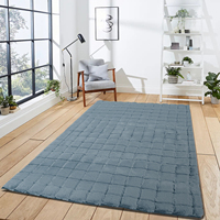 Luxuriöser, superweicher Kaninchenfell-Teppich mit Design, flauschiger Teppich für das Wohnzimmer, Alfombra, Sonderangebot