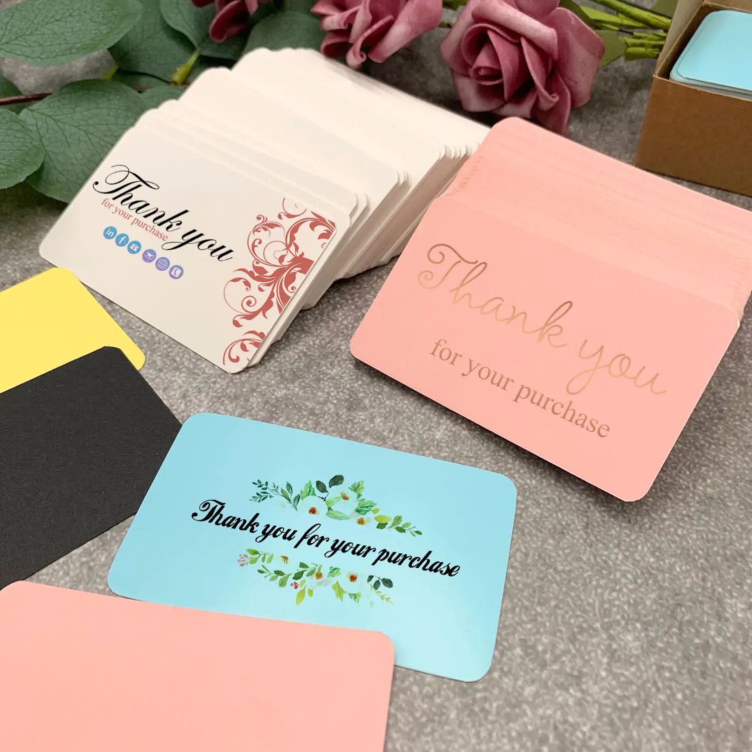customized my small business card Thank You Gift Notes Cards thank you business card