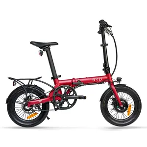 Bafang trasmissione a cinghia motore 3 velocità 36V 6.4Ah Samsung batteria al litio 16 pollici città pieghevole ebike mini e bici pieghevole bici elettrica