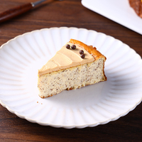 Échantillons Gratuits Gâteau au Fromage Naturel Congelé Faible en Gras Crémeux Miel Noix Café Thé Chocolat Boîte de 8 pouces 10 Tranches