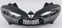 Ensemble de phares avant de moto pour YAMAHA FZ09 MT125 XT250 MT07 FZ8-N R1 YZF-R25 XT600 Modification de phare Feux LED