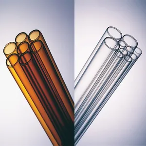 Clear And Amber Medical Neutral Borosilicate Glass Tube