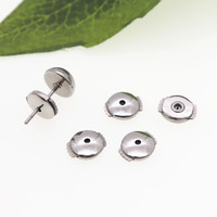 Accessoires en acier inoxydable Earbud Simple Fixe Oreille Cap Bijoux Ornement Or Argent DIY Handmade Earplug Boucle d'Oreille Résultats