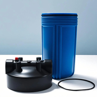 Vente directe usine – Coque de filtre à eau domestique bleue de 10 pouces pour purifier la qualité de l'eau et facile à installer