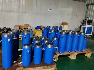 DEELEAP <b>Hydraulic</b> Ram Corrosion Resistant 50 Ton Double Acting Telescopic Cylinder Jack Lifting <b>Tool</b> Non-Magnetic Piston 1 Year - Product Image 3