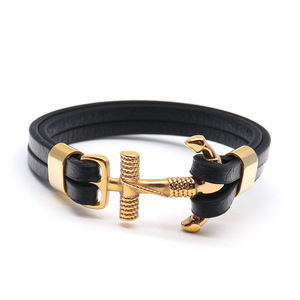 <span class=keywords><strong>VIYA</strong></span> Bracelet à la mode en forme d'animal punk pour homme, cadeau noir pour papa, fils, maris, petits amis, fête des pères, remise des diplômes, saint valentin - Product Image 3