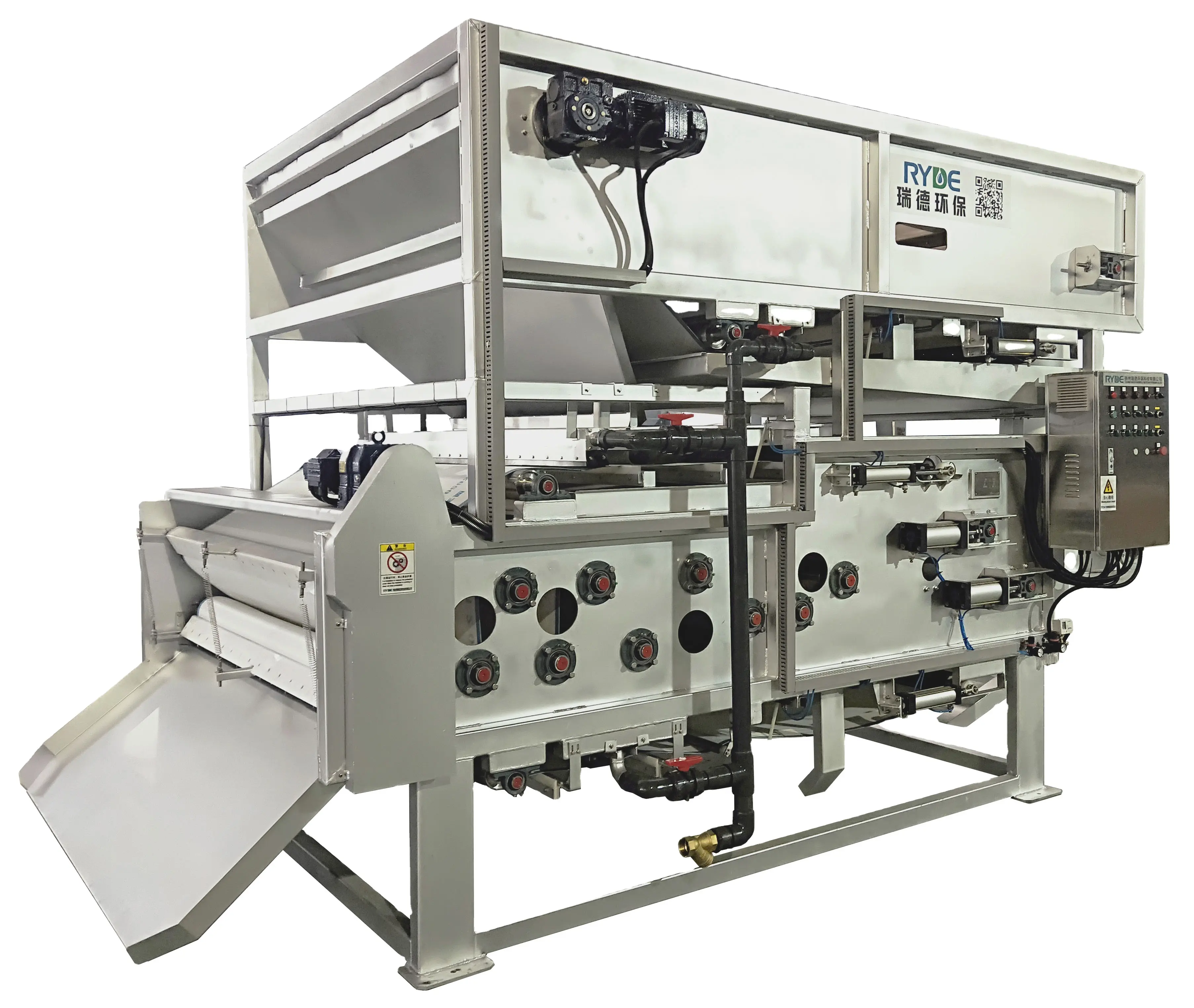 Máquina de prensa de filtro de cinta de tratamiento de aguas residuales, 2020, DNY1000