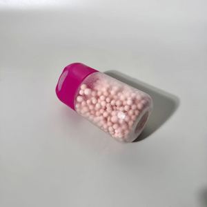 Crème glacée moléculaire aux perles saveur fraise, emballage en boîte, certifiée HALAL, stockage surgelé, mini-crème glacée, produit très demandé - Product Image 1