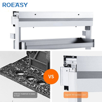 ROEASY Kitchen Pull Down Basket Lift Cabinet Organizer Spice Rack Tempero Elevador Armazenamento Basket Prateleira para Wall Cabinet