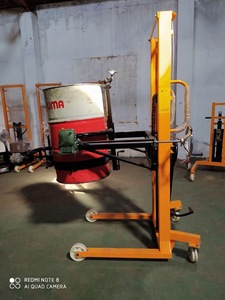 En stock, neuf : Chariot <span class=keywords><strong>manuel</strong></span> basculant robuste pour fûts d'huile, transport facile pour la manutention des matériaux - Product Image 5