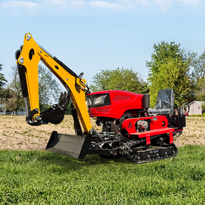 Motoculteur rotatif sur chenilles personnalisé en usine pour usage agricole domestique, excavatrice avec moteur pour <span class=keywords><strong>désherbage</strong></span> des vergers et micro-labour - Product Image 3