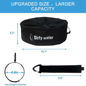 Sac de rangement professionnel tout-en-un pour camping-car, robuste, étanche, pour tuyaux d'égout, d'eau potable et cordons électriques - Product Image 3