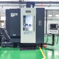 Vente chaude Usine Chinoise VU-700 CNC Centre D'usinage Vertical 5 Axes avec Table Rotative