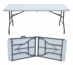 folding table 6ft plastic folding tables wholesale portable folding outdoor tables