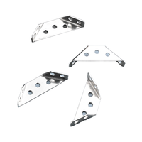 Support d'angle multifonctionnel en acier inoxydable épais Renfort d'armoire à angle droit à 90 degrés Fabrication de tôle
