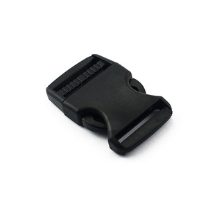 หัวเข็มขัดปลดเร็วสีดำ เส้นผ่านศูนย์กลางภายใน 32 มม. ทนทานต่อการสึกหรอ สำหรับกระเป๋า เป้สะพายหลัง เสื้อผ้า และอุปกรณ์เสริม ทำจากพลาสติก POM - Product Image 3