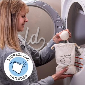 Boules de séchage en laine biologique Custo Logo pour le linge quotidien, respectueuses de l'environnement, en laine naturelle blanche de Nouvelle-Zélande, adoucissant pour le linge - Product Image 6