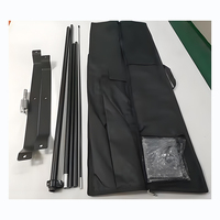 Accessoires pour drapeaux de plage en aluminium et fibre de verre avec base Mât de drapeau de qualité supérieure