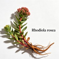 Racine de Rhodiola des Alpes séchée, arôme végétal terrestre doux, matière première pour les soins quotidiens, équilibrage cutané, additif pour mélange de parfums