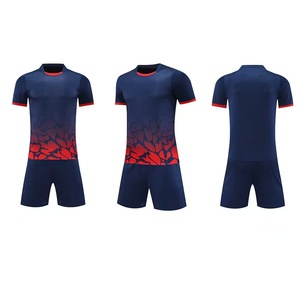 Camisetas de Fútbol Personalizadas con Logotipos para Hombre, 100% Poliéster, Transpirables, de Secado Rápido, Cuello en V, Mangas Cortas, Tejido Elástico, OEM - Product Image 1