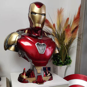 Di alta qualità Anime a grandezza naturale eroe <span class=keywords><strong>Iron</strong></span> Man MK85 MK7 MK50 busto ufficio decorazione per la casa regalo statua in resina - Product Image 1