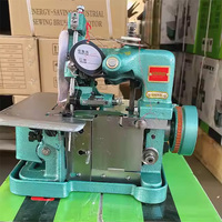 Machine à coudre surjeteuse domestique 220V, 3 fils, mini, point plat, aiguille simple, nouvelle vitesse réglable, garantie 2 ans