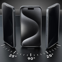 Protection d'écran en verre trempé anti-empreintes digitales de qualité 9H avec couverture complète et anti-rayures pour téléphones mobiles