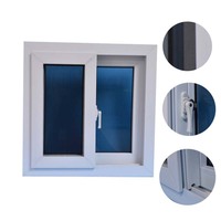 Venta Directa de Fábrica 2026, Ventanas Corredizas de UPVC/PVC, Vidrio Resistente a Huracanes, Diseño Moderno a Prueba de Viento para Uso Exterior en Hoteles y Villas
