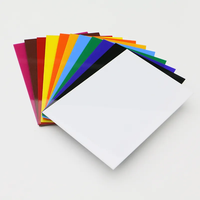 Plaques acryliques coulées PMMA Alands de 1 mm, 2 mm, 3 mm, 4 mm, grandes, noires, laiteuses, blanches, pour découpe laser 4x8