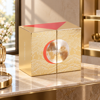 Boîte cadeau rigide à double porte personnalisée avec tiroir, logo personnalisé, pelliculage brillant, boîte à double ouverture pour emballage cadeau haut de gamme