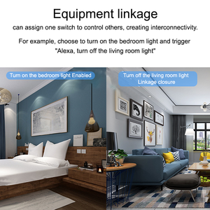 2025 interruptores de pared inteligentes de bajo costo Zigbee <span class=keywords><strong>Wifi</strong></span> de vidrio templado 1/2/3/4 Gang con Control de voz Alexa y Control Asistente de Google - Product Image 4