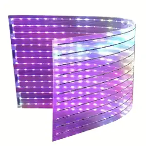 Led Film Display Outdoor Indoor Glass P6 Transparent Panels Led Strip Display Screen For Store Window Led Display Screen Factory