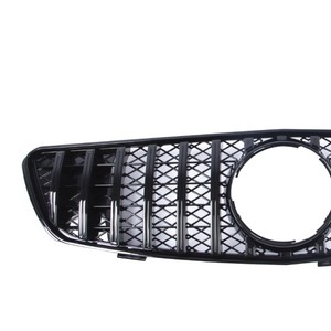 Mercedes-Benz R-Class 251 <b>Mesh</b> Front <b>Grille</b> Black And Silver ABS Plastic Bumper Modification - Product Image 1