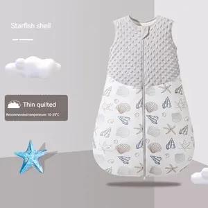 Automne hiver coton respirant bébé portable sac de couchage fermeture éclair Super doux léger sac de couchage sac vêtements pour garçons filles - Product Image 4