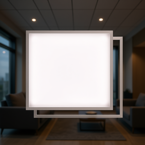 2 Paneles LED de 2 pies x 2 pies, Luz Plana para Techo, 5000K Luz Diurna, Cuerpo de Aluminio, Diseño Moderno, Iluminación Interior - Product Image 2