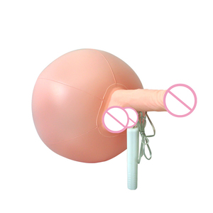 Ballon sexuel gonflable pour adultes avec dildo réaliste multifréquence à bas prix, ballon de <span class=keywords><strong>yoga</strong></span> télécommandé, emballage discret, jouets sexuels - Product Image 1