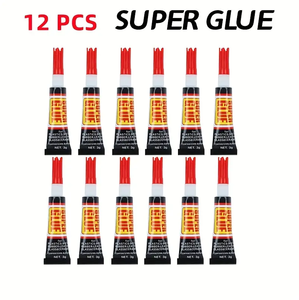 Pegamento Instantáneo 502 Super Glue, Gel Acrílico de Secado Rápido, 12 Unidades en Blíster, Pegamento <span class=keywords><strong>para</strong></span> Zapatos, Transparente, Universal, Líquido - Product Image 5