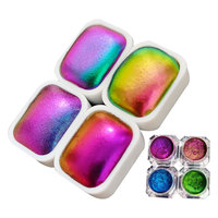 Pigment nacré caméléon MCESS, poudre de mica à changement de couleur pour peintures à l'aquarelle