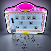 Logotipo personalizado OEM VIP pantalla LED marquesina letras signo caja tablero botella presentador glorificador para club nocturno salón